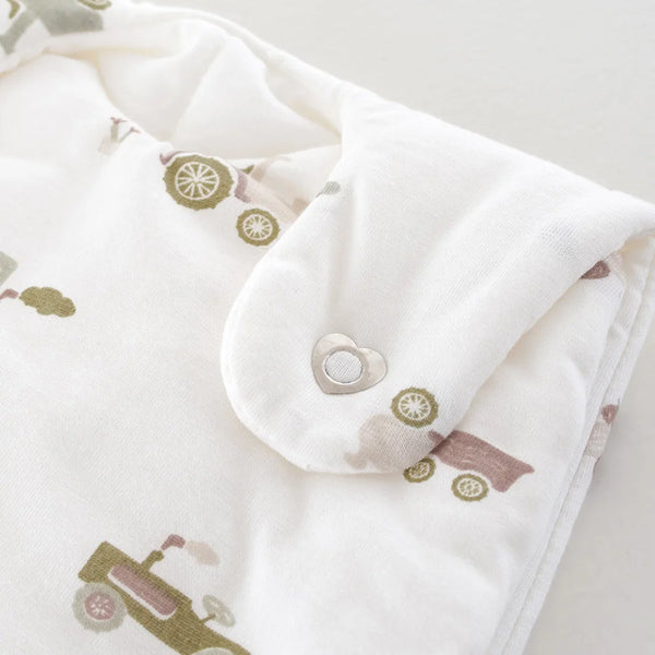 Träumeland LIEBMICH Schlafsack Set Little Farm grün