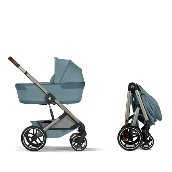 Cybex Balios S Lux mit Fold Cot 6in1 Set Stormy Blue (Vorbestellung)