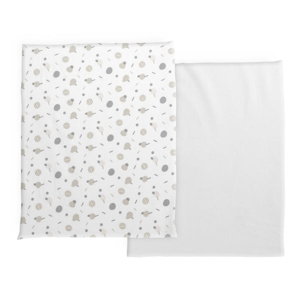 Chicco Spannbettlaken Next2Me Forever Cloud (2 Stück)