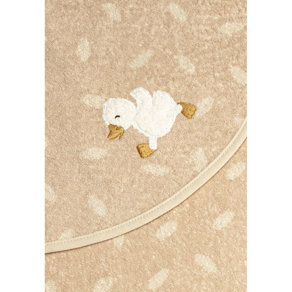 Kapuzenbadetuch mit Motiv Ente Edda, 80x80cm