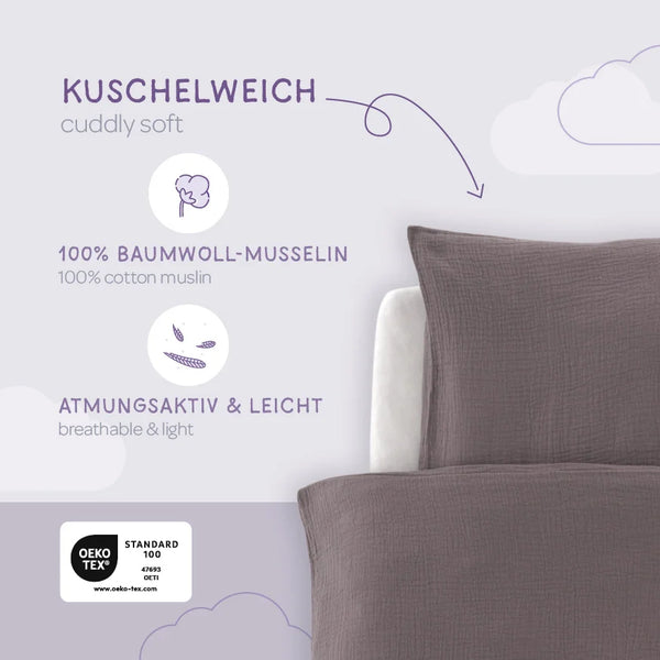 Träumeland Bettwäsche Schokopflaume