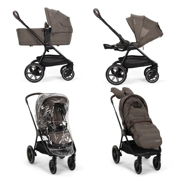 Nuna TRIV LX 9in1 Set – Chestnut (Base Curv) Vorbestellung
