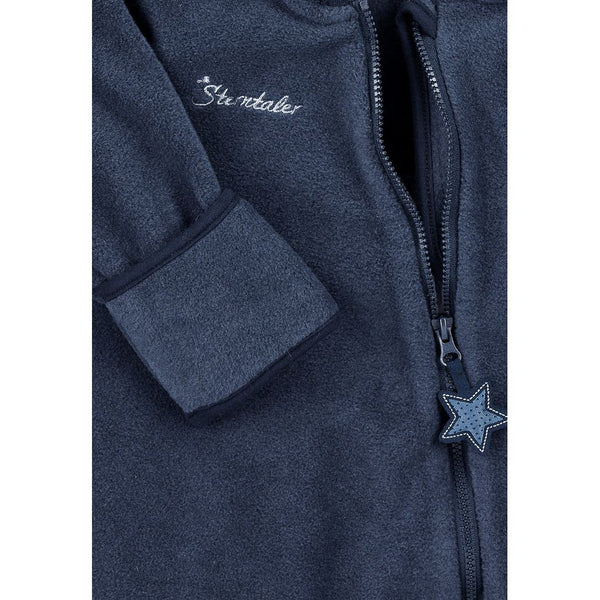 Overall aus Melangefleece Blau Melange / Größe 56