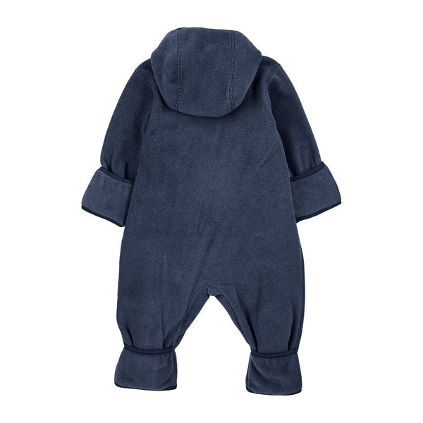 Overall aus Melangefleece Dunkelblau / Größe 62