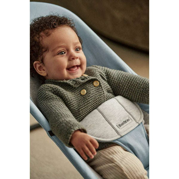 BabyBjörn Babywippe Balance Soft Blau/ Grau