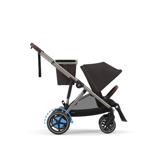 Cybex e-Gazelle S (Taupe Rahmen) Chocolate Brown + Wanne
