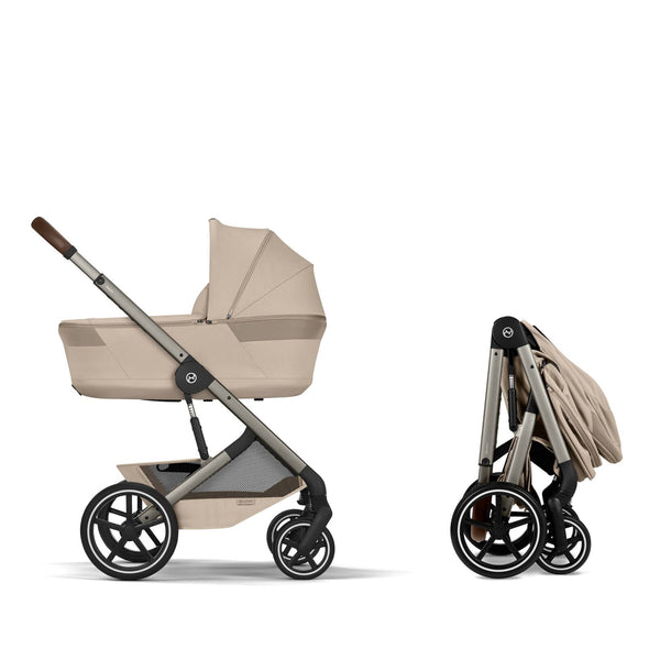 Cybex Balios S Lux mit Fold Cot 6in1 Set Almond Beige (Vorbestellung)