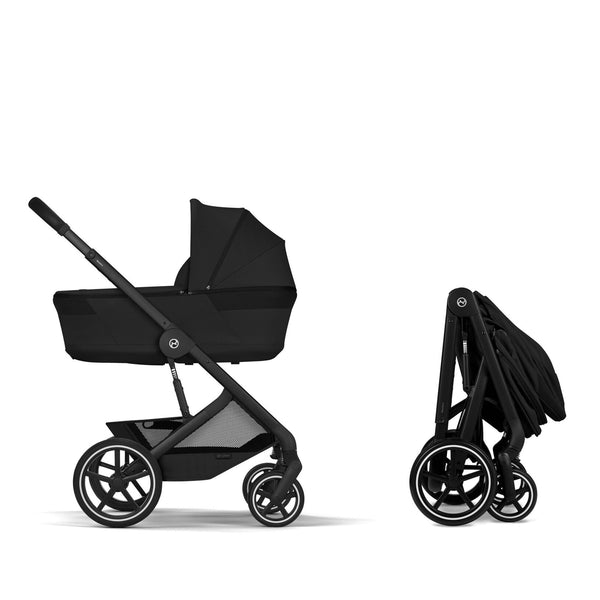Cybex Balios S Lux mit Fold Cot 6in1 Set Moon Black (Vorbestellung)