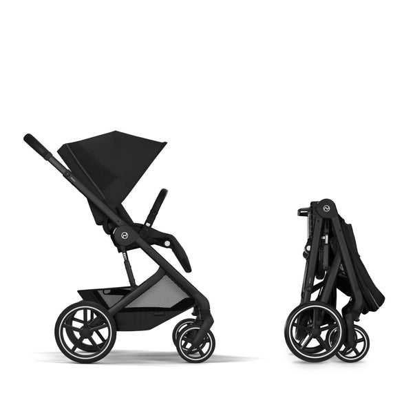 Cybex Balios S Lux mit Fold Cot 6in1 Set Moon Black (Vorbestellung)
