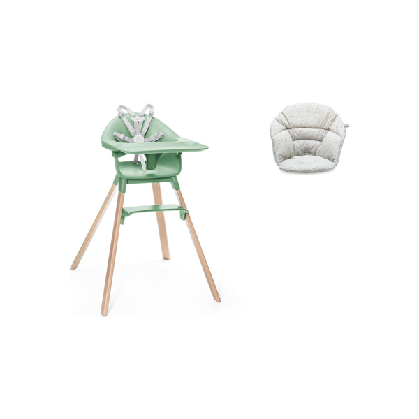 Stokke Clikk Clover Green + Cushion