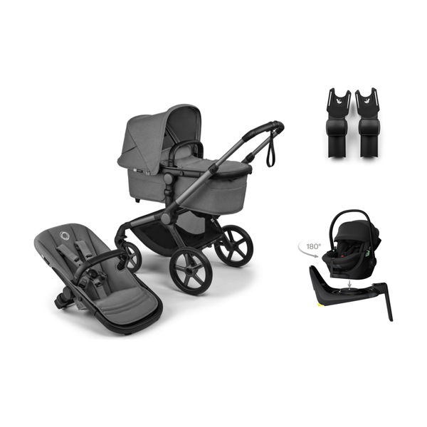 Bugaboo Fox 5 Renew Moon Grey 5in1 Set (Thule Testsieger)