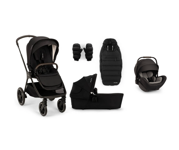 Nuna TRIV LX 9in1 Set – Caviar (Base Curv) Vorbestellung