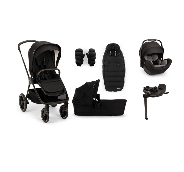 Nuna TRIV LX 9in1 Set – Caviar (Base Curv) Vorbestellung