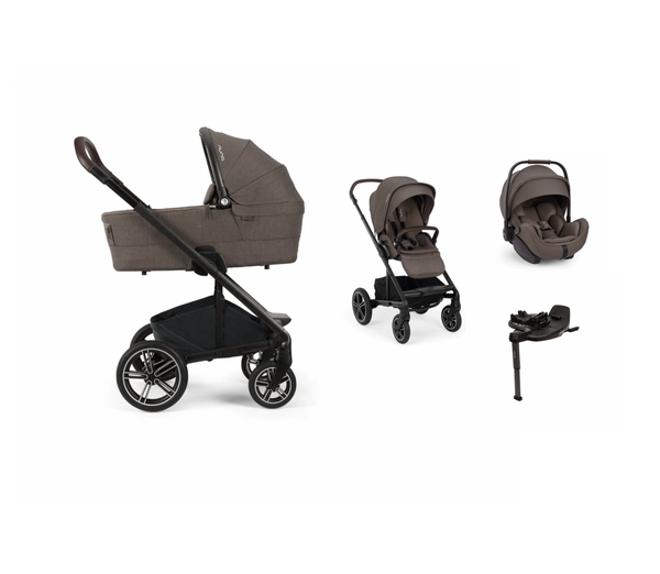 Nuna Mixx Next Chestnut 4in1 Set + Zubehör (Base Curv) Vorbestellung