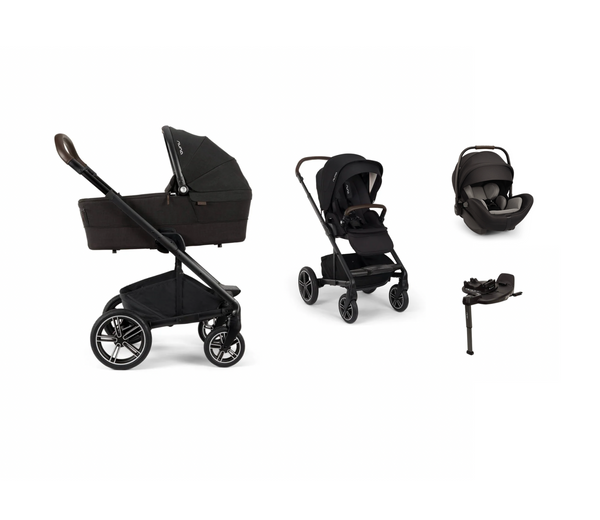 Nuna Mixx Next 2in1 Caviar 4in1 + Zubehör (Base Curv) Vorbestellung
