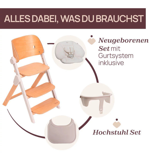 Chicco Hochstuhl Meraviglia Buche/White 4in1