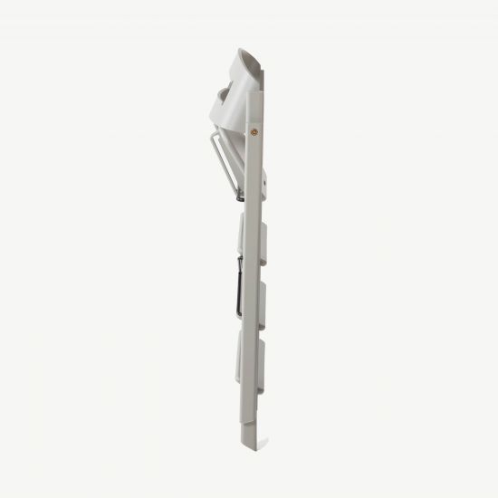 KAOS Klapp Hochstuhl aus Holz, klappbar Beach Grey