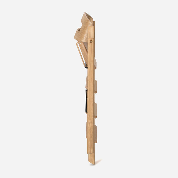 KAOS Klapp Hochstuhl aus Holz, klappbar Oak Natural