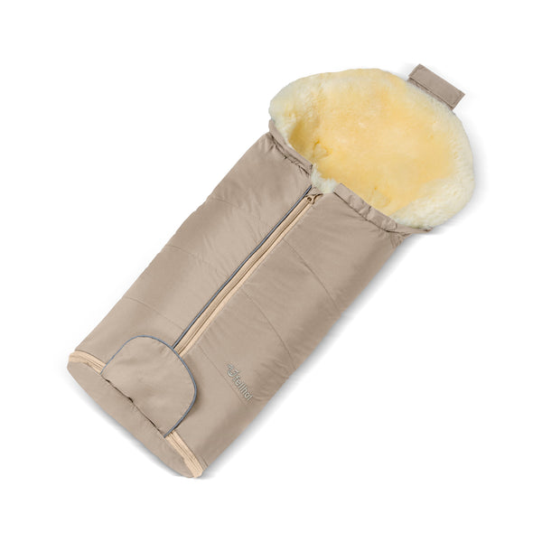 Lammfell Fußsack Bad Gastein Beige