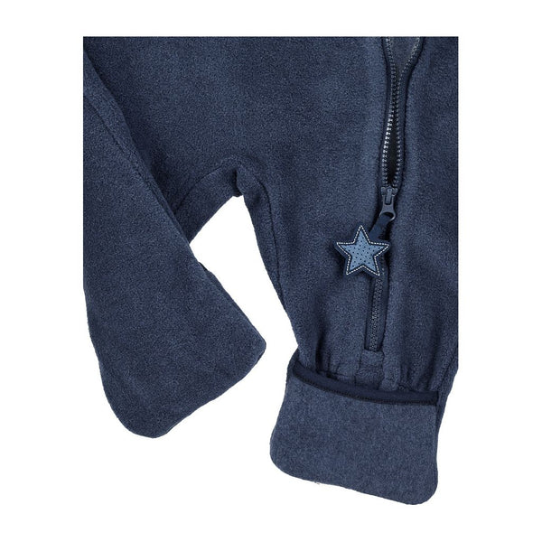 Overall aus Melangefleece Blau Melange / Größe 56