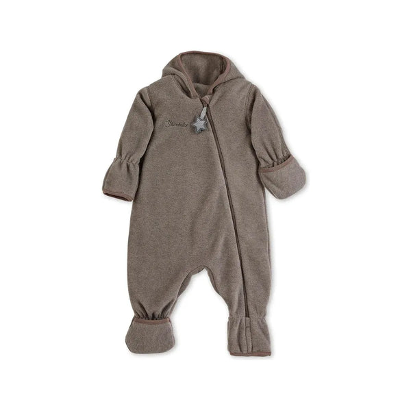 Overall aus Melangefleece Dunkelgrau / Größe 56