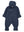 Overall aus Melangefleece Dunkelblau / Größe 62