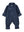 Overall aus Melangefleece Dunkelblau / Größe 62
