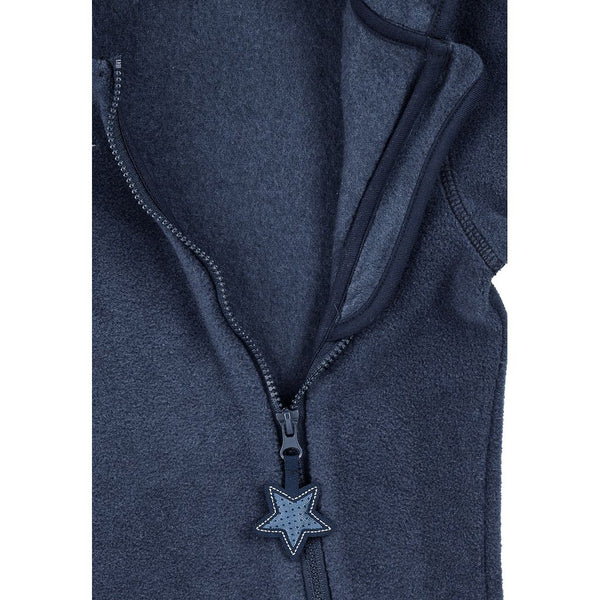 Overall aus Melangefleece Dunkelgrau / Größe 56