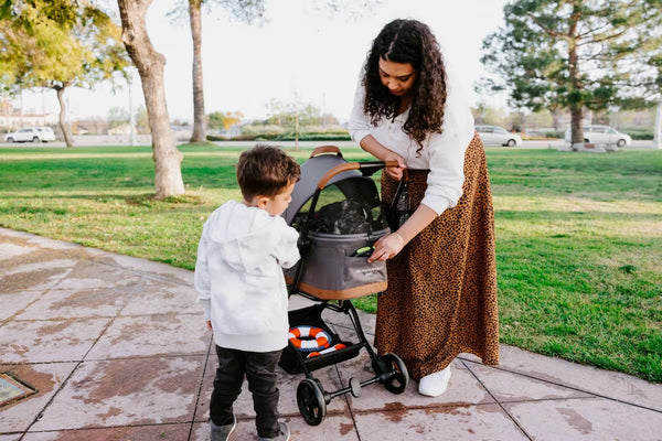 Wonderfold P2 Pet Stroller Grau