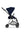 Cybex Mios Gestell (Matt Black) / Sitzbezug (Rebellious Luxury Denim Blue)