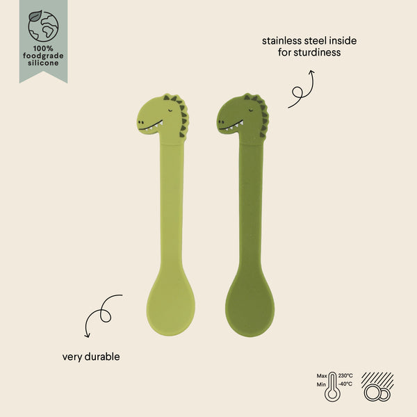 Trixie Silikon Löffel 2-pack - Herr Dino