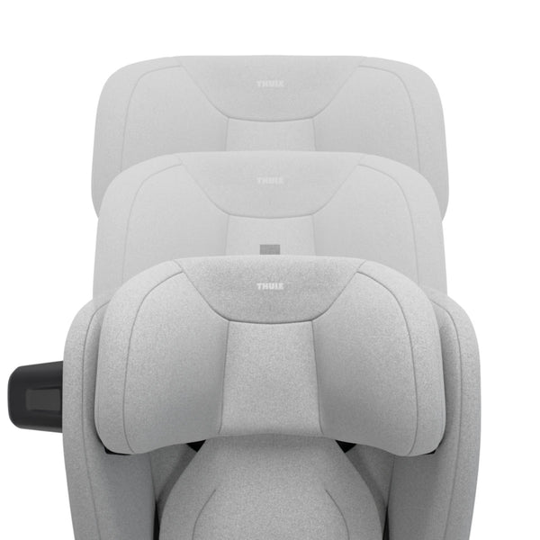 Thule Palm i-Size Mid Gray + Fußstütze (100cm - 150cm)