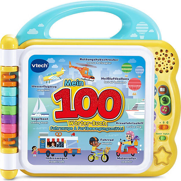 Vtech Mein 100 Wörter Buch Fahrzeuge & Fortbewegungsmittel