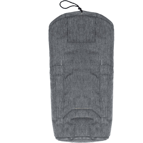 Fußsack Pamir für Babyschale Echtfell Hellgrau Melange