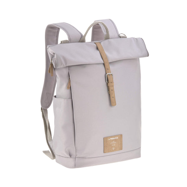 Lässig Wickelrucksack Hellgrau